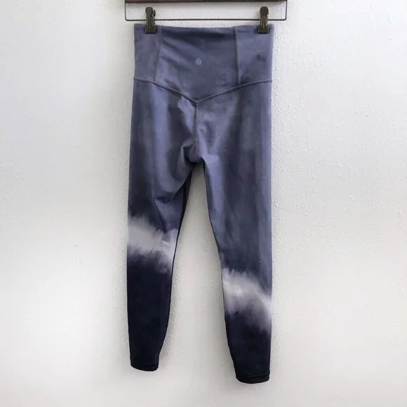 ATHLETA‎ Elation Watercolor Stripe 7/8 Tight XS Size - Picture 3 of 10